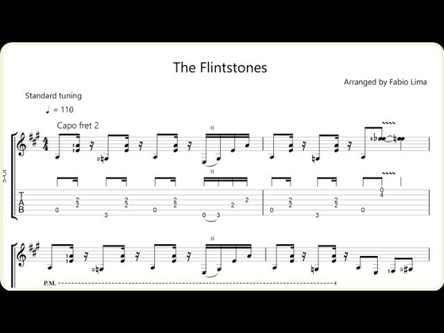 Fabio Lima - The Flintstones (TAB)