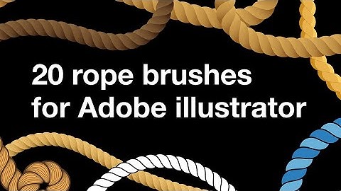 Rope Brushes for Adobe Illustrator