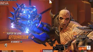 POTG! GetQuakedOn IS TRYHARDING TO CARRY THIS GAME - DOOMFIST GAMEPLAY OVERWATCH 2 SEASON 10