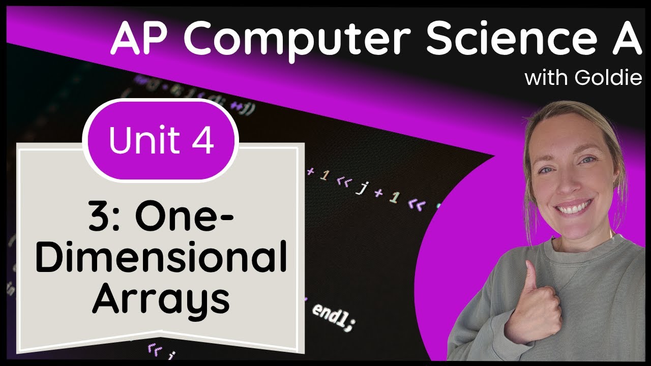 AP CSA Data Collections – One Dimensional Arrays - YouTube