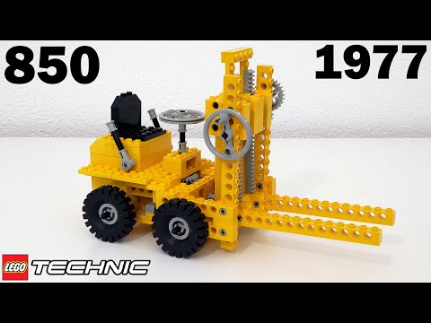 Видео: Я И ЕСТЬ ЛЕГО ТЕХНИК: Вилочный Погрузчик 850 1977 года – Легенды LEGO Technic – Обзор №31