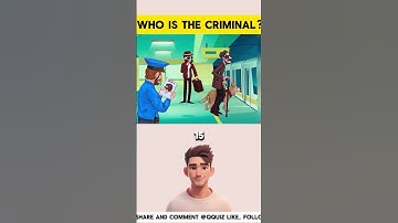 Who is the criminal? #riddlechallenge #logicpuzzles #riddleoftheday #brainteasers #enigma