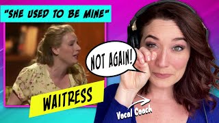 Vocal Coach Reacts Waitress  She Used To Be Mine | WOW! She was...