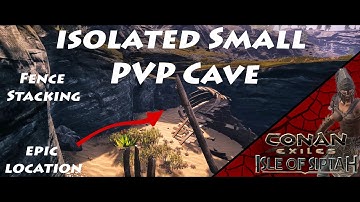 Isolated Small PVP Cave Fence Stacking Epic Location