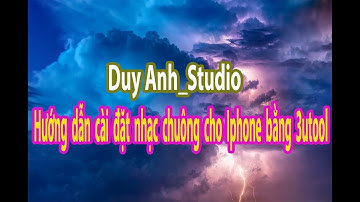 hướng dẫn cài đặt nhạc chuông cho điện thoại Iphone bằng 3uTool