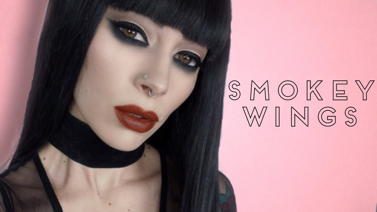 Dark and Grungy Smokey Winged Liner Tutorial | KVD Basket case