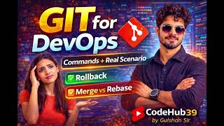Git | Merge vs Rebase + Real Production Rollback | CodeHub39 #sre #shortsfeed