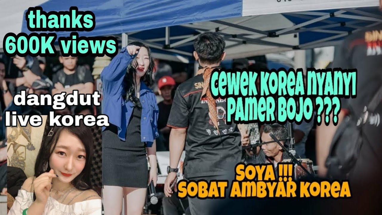  CEWEK  KOREA  NYANYI PAMER BOJO LIVE ANSAN KOREA  SELATAN  