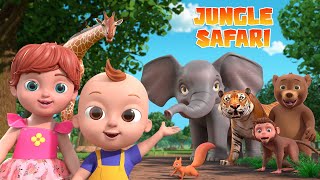 Going To the Forest (Jungle Safari) Wild Animals for Kids | Nursery Rhymes & Songs by Beep Beep