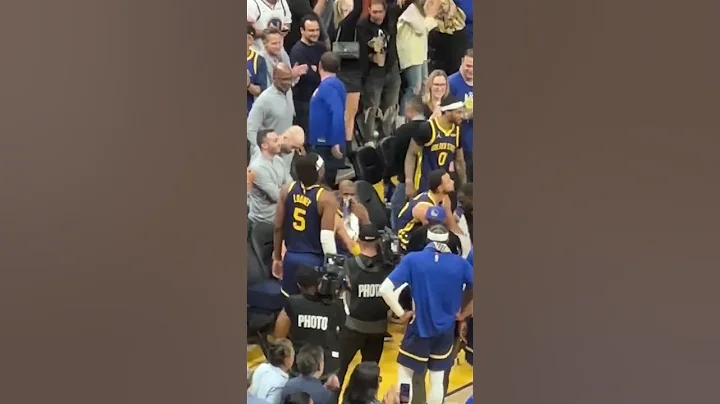 CP3 was so happy for Klay after game-winning shot #klaythompson #cp3 #warriors