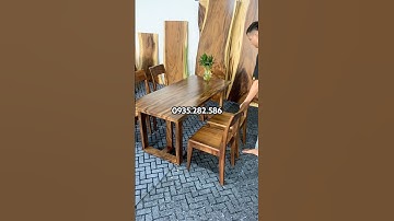 6 ghế full me tây  #bàn_gỗ_me_tây #bàn_gỗ_nguyên_tấm #banghego #banango #furniture #wood #metay