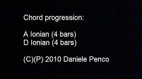 A to D Ionian (Major) - DP