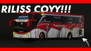 🔴Rilis!! Mod Bussid Terbaru Bus Shantika Merah Putih Terbaru😱 || screenshot 3