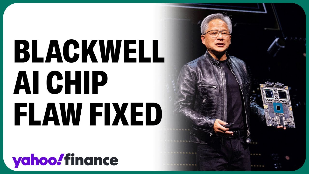 Nvidia CEO says Blackwell AI chip design flaw has been fixed - YouTube