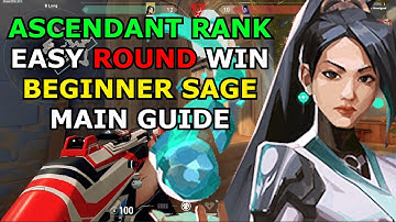 BEGINNER SAGE MAIN GUIDE - WINNING ROUNDS #valorant #valorantclips #valorantgaming #sagewalls #bind