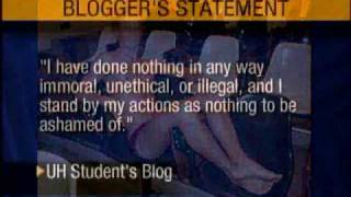 UH Student May Face Penalty For Semi-Nude Photos