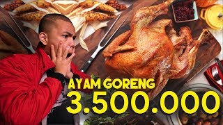 Ayam Goreng Rp.7,000 VS Ayam Goreng Rp.3,500,000 | #SaaihVS