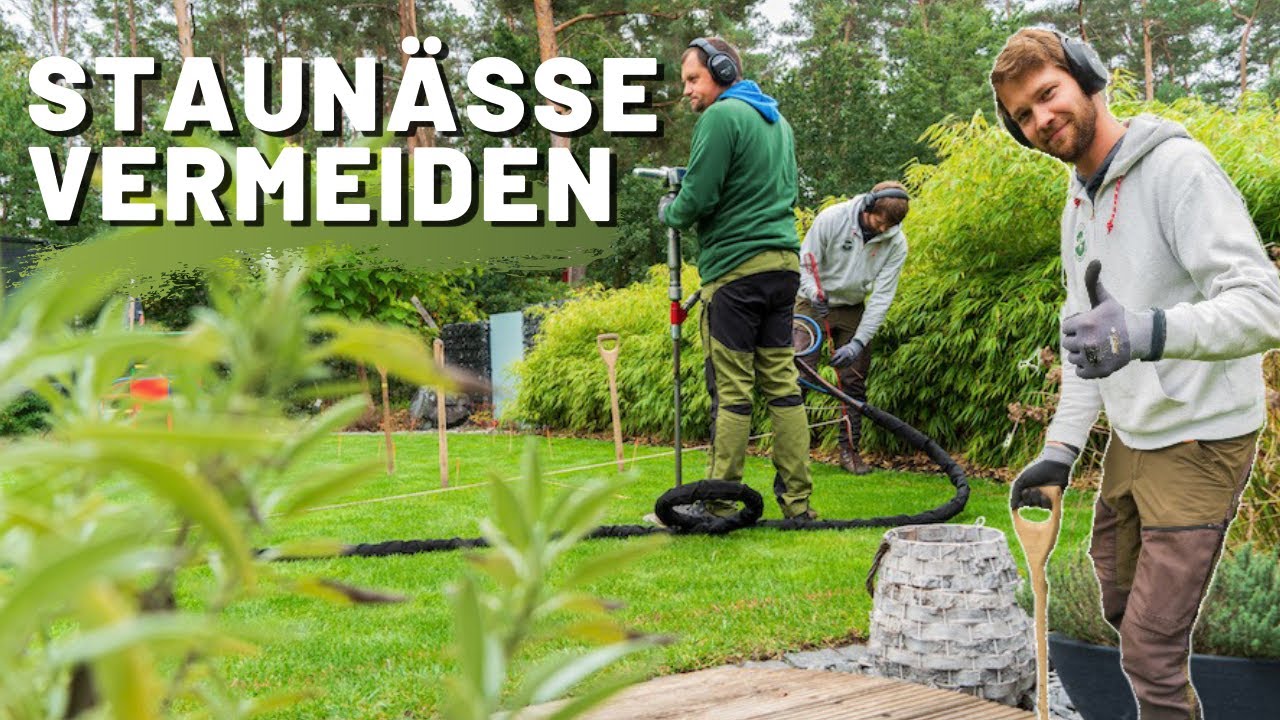Staunsse Im Garten Beseitigen