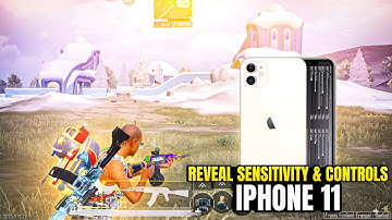 REVEAL SENSITIVITY & CONTROLS 🔱 BGMI 4.1 UPDATE  ll IPHONE 11
