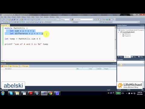 Simple Local Module in F#