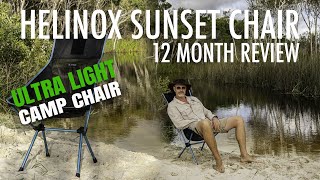 Helinox ULTRA LIGHT Sunset Chair 12 Month Review | Is it worth the AU$209?