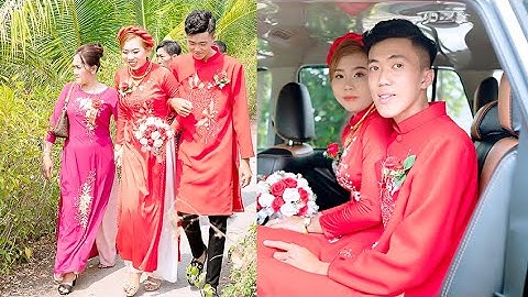 Đám Cưới Rước Dâu Trên Đường Quê Cô Dâu Xinh Đẹp Mỹ Miều Chú Rể Đẹp Trai ( Si Gen - Diễm Kiều)