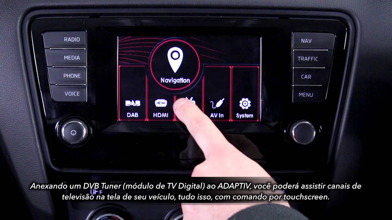 ADAPTIV - Interface Multimídia p/ VW Passat / Golf e Polo - YouTube