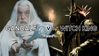 Gandalf vs The Witch King of Angmar [BOOK ACCURATE]