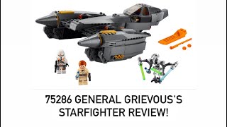 LEGO Star Wars 75286 General Grievous's Starfighter Review! Лего Обзор