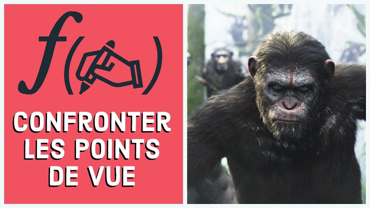 Analyse du scénario de La Planète des Singes : l'affrontement — confronter  les point de vue | by Baptiste Rambaud | Comment c'est raconté ? | Medium, image size:1280x720