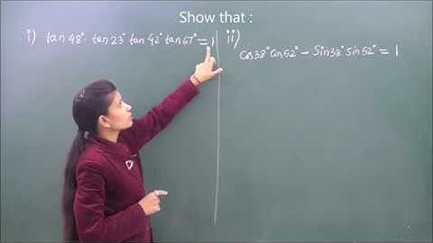 MATHS-X-8-05 Trigonometric ratios of complementary angles,  Pradeep Kshetrapal channel