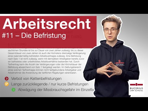 Video: So Erstellen Sie Einen Befristeten Arbeitsvertrag