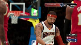 55 Pts NBA 2K23 MyCAREER 3rd Qtr DJ DIXON #1 PG/SG @warriors  VS ATL Hawks #nba2K #warriors