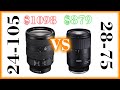 Sony 24-105mm F4 VS Tamron 28-75mm F2.8 - Which one is best for you?