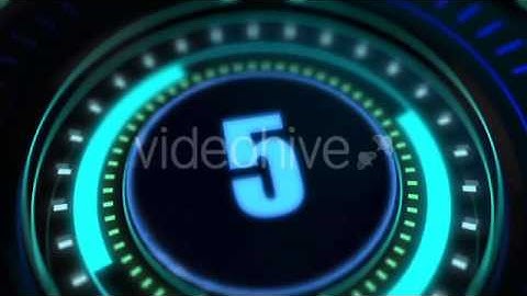 Countdown Motion Graphics Animation