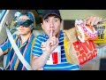 GUESSING THE FAST FOOD ITEM BLINDFOLD CHALLENGE