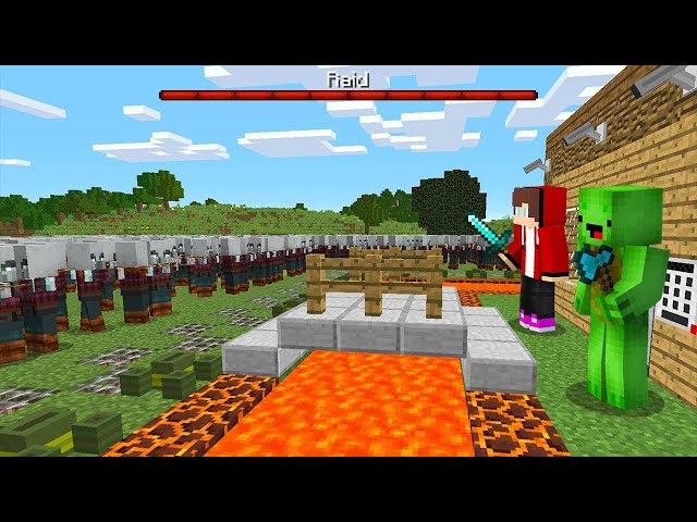 Pillagers vs The Most Secure House - Minecraft class=