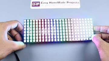 How to Make RGB Scrolling Text Display Using NeoPixel Matrix