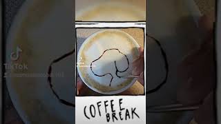 Snoopy Latte art