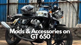 Continental GT 650 Modification || Must Have Mods || Mr Chrome || Cafe Racer Accessories