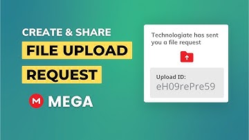 How to Create a File Upload Request on Cloud Storage | Mega Cloud Storage