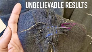 Invisible Mending on Expensive Vintage Trousers (we saved them!) by Downtown Tailoring 238,576 views 1 year ago 10 minutes, 3 seconds