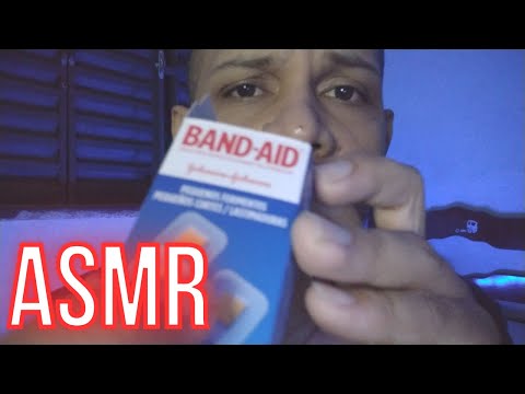 ASMR CASEIRO CUIDANDO DOS SEUS MACHUCADOS (Sons de boca, toque na tela) #asmrcaseiro