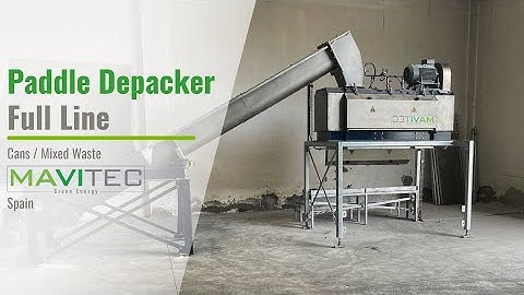 Mavitec Paddle Depacker Model S – Cans / Mixed Products - Spain - 2021