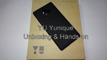 Yu Yunique Unboxing & Hands on