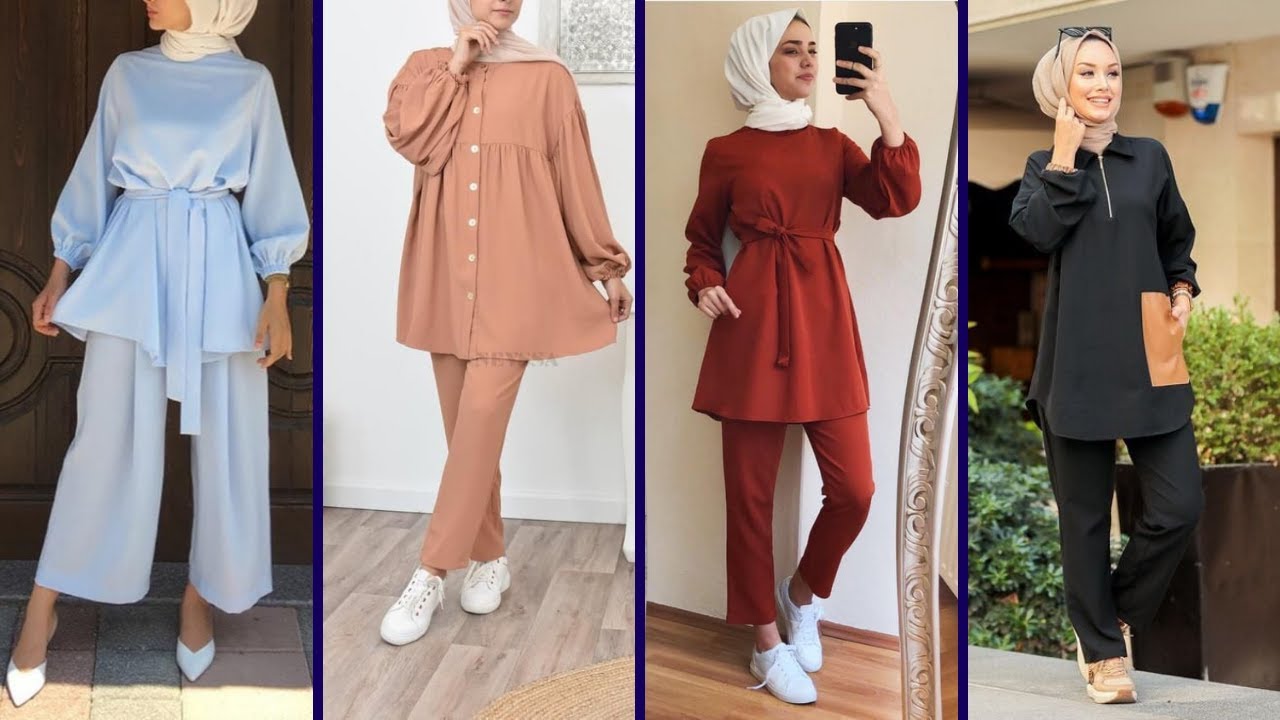 موديلات ملابس تركية للمحجبات لصيف 2021 - YouTube