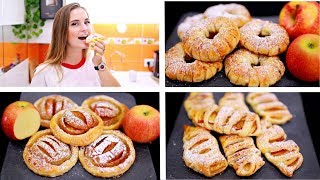 ЯБЛОЧНЫЕ СЛОЙКИ 3 ВАРИАНТА - ну, оОчень вкусные! ЯБЛОЧНЫЕ СЛОЙКИ 3 ВАРИАНТА - ну, оОчень вкусные!