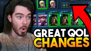 SWEET QoL Changes Coming NEXT WEEK!! (Test Server) | RAID: Shadow Legends
