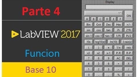Calculadora científica con estructura Cases en Labview Parte 4