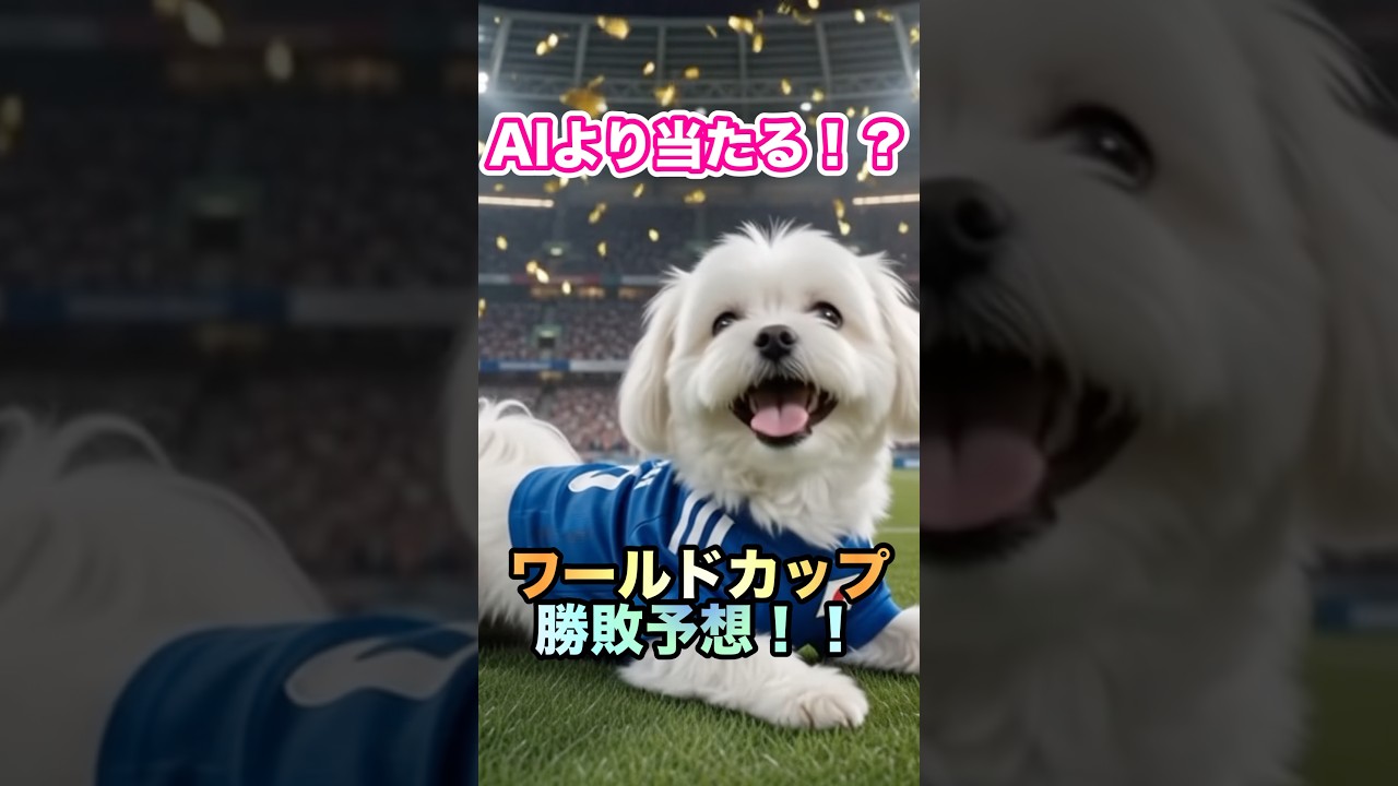 【保存推奨】6月18日の結果、天才犬が先に答えました🐶⚽